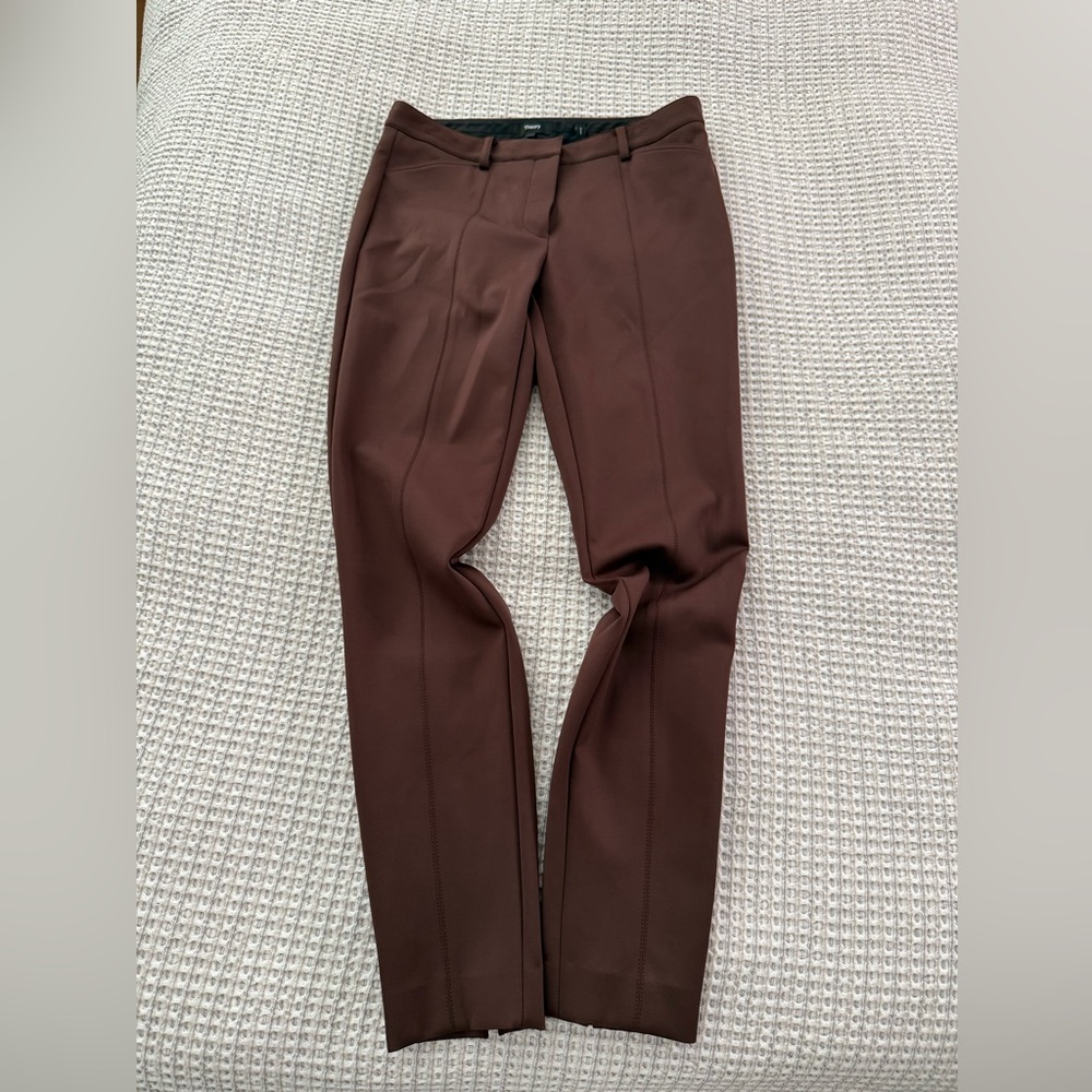 Theory  brown Expresso dress pants size 4 EUC